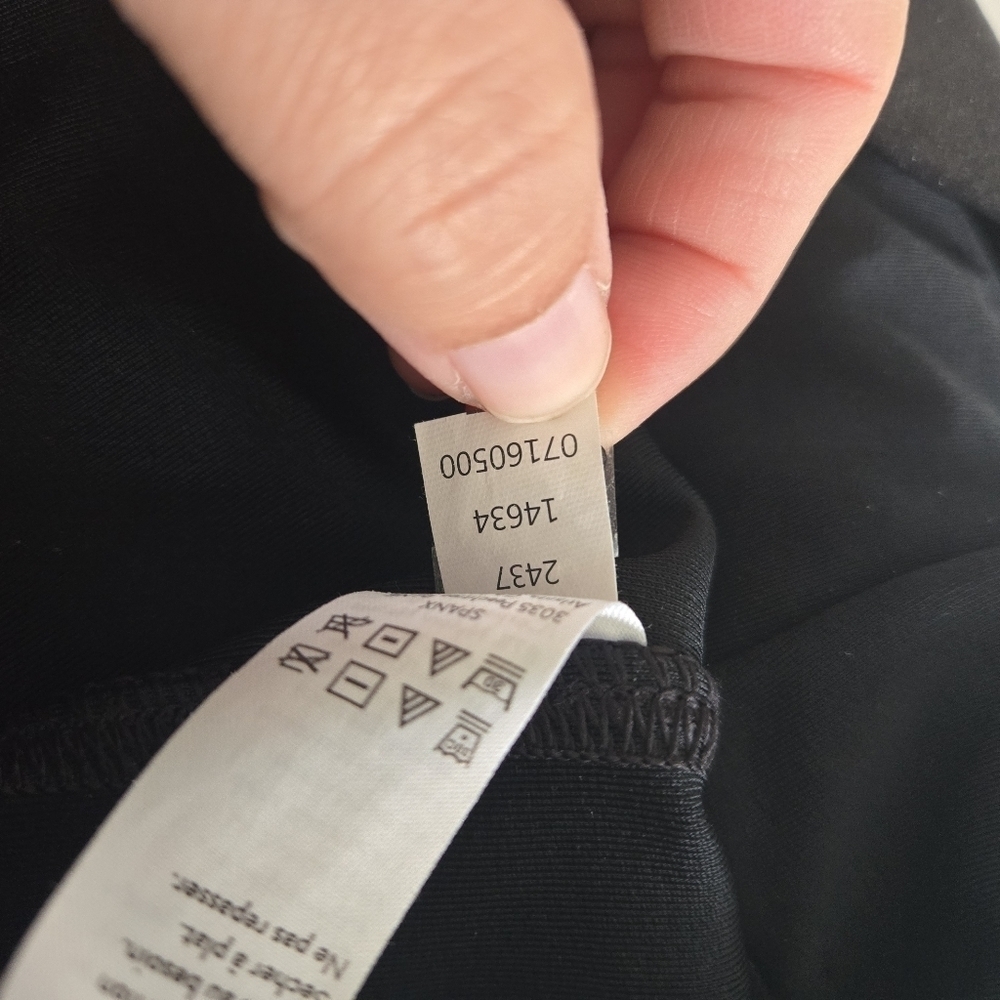 Spanx Faux Leather High Waisted Black Leggings Full Length Women's Size Small - Picture 5 of 6